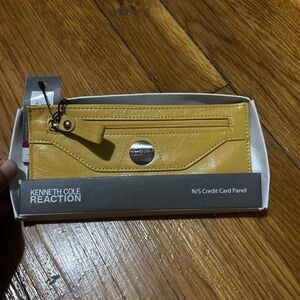 Yellow Kenneth Cole Credit Card Panel Wallet